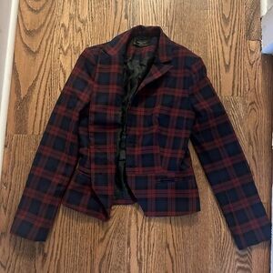 Zara Plaid Blazer